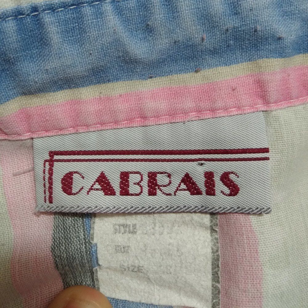 Vintage Cabrais Striped Button Down Shirt - Picture 7 of 8